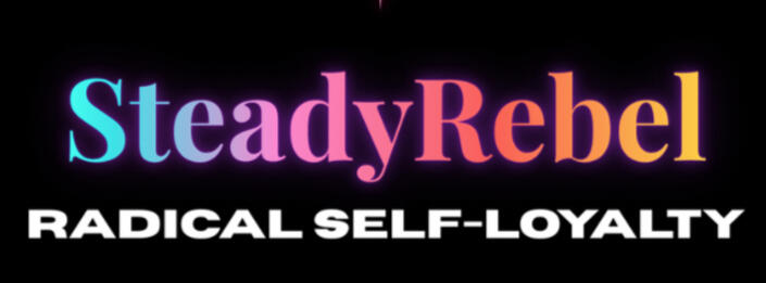 Neon rainbow colors on black, roots spiral on top and then tree on top of spiral